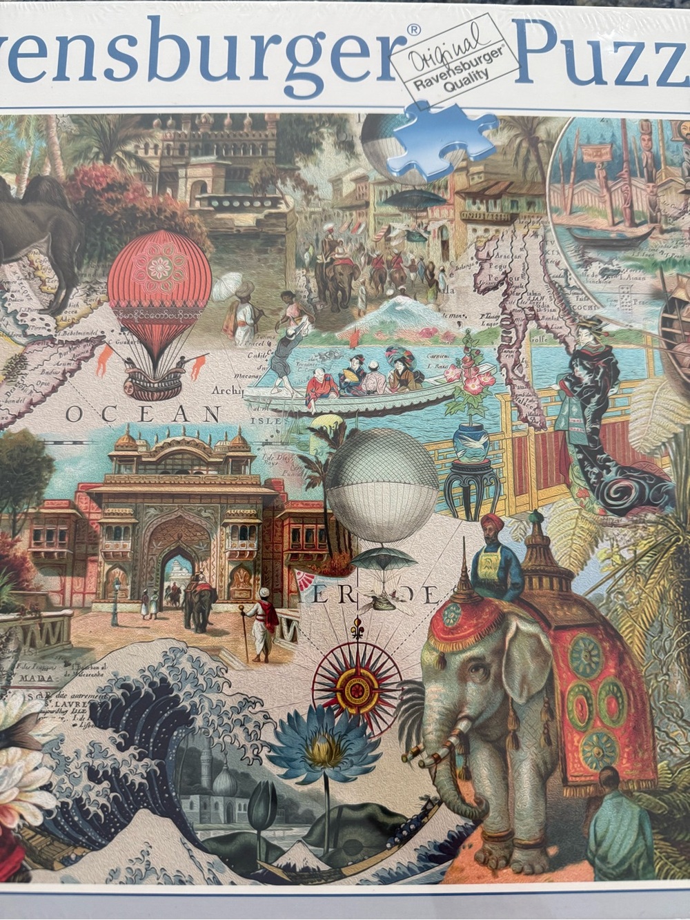 Ravensburger 3000-Piece Illustrated Oceania Scene Puzzle - Multicolor - Picture 4 of 6